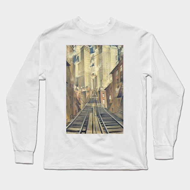 The Soul of the Soulless City, Christopher Richard Wynne Nevinson Long Sleeve T-Shirt by big_owl